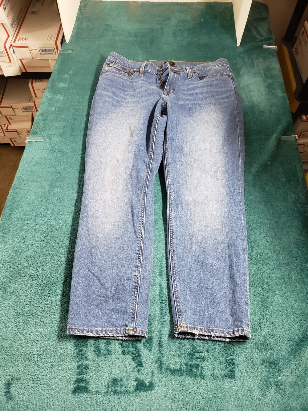 J.Crew Jeans Size 29 Women Blue Pants Stretch Mid Rise Capri Ankle Cropped